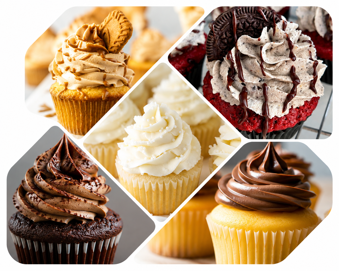 Vaughn Sweetz cupcake collection collage
